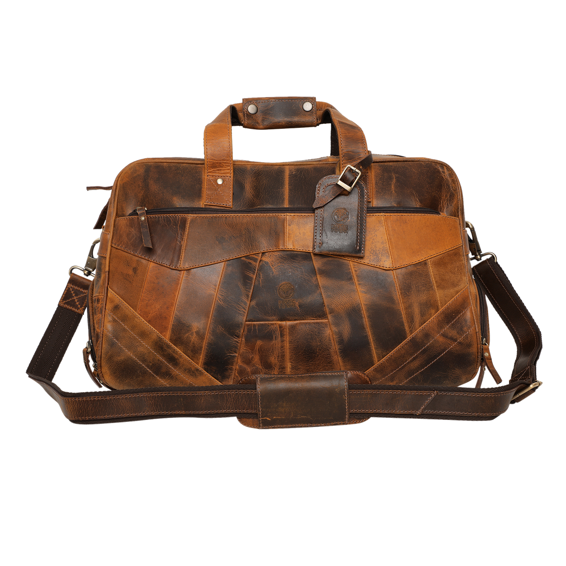 John Leather Travel Duffle Bag