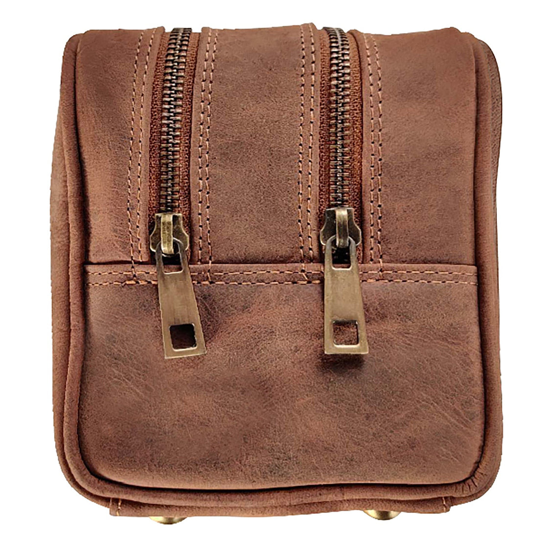 Johnny Handmade Leather Dopp Kit (Brown)