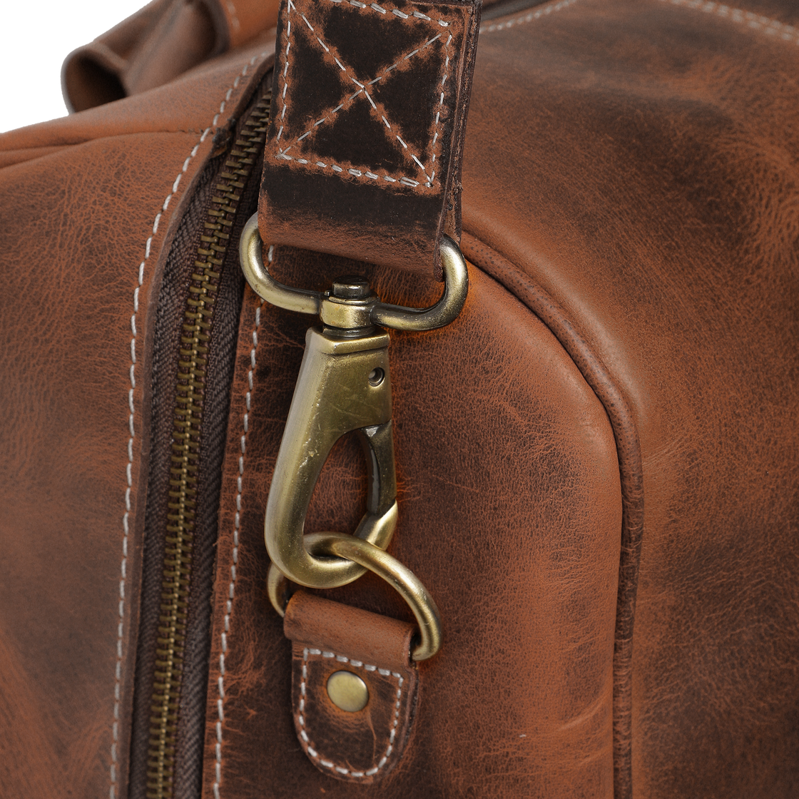 Sasha Carry On Leather Duffle Bag (Mulberry)