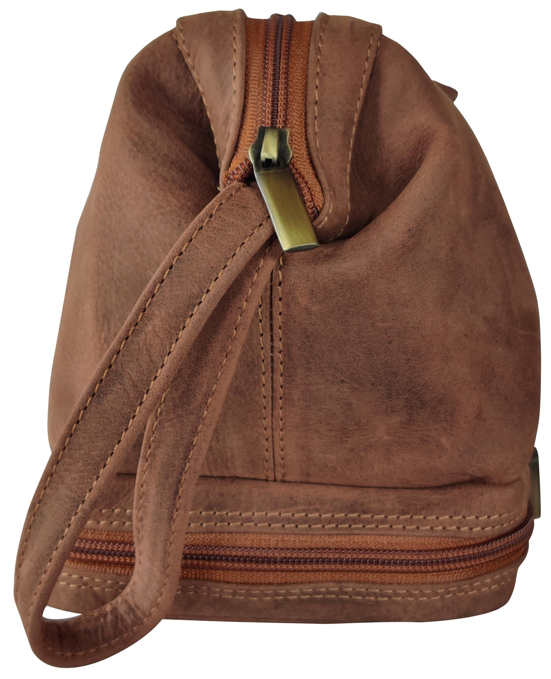 Megan Leather Travel Cosmetic Bag