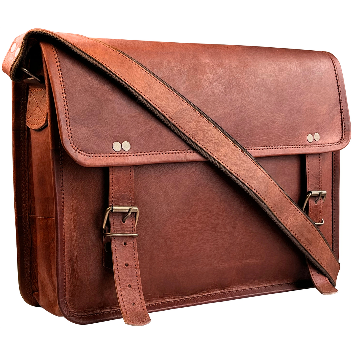 Scout Leather Laptop Messenger Bag (15 inch)