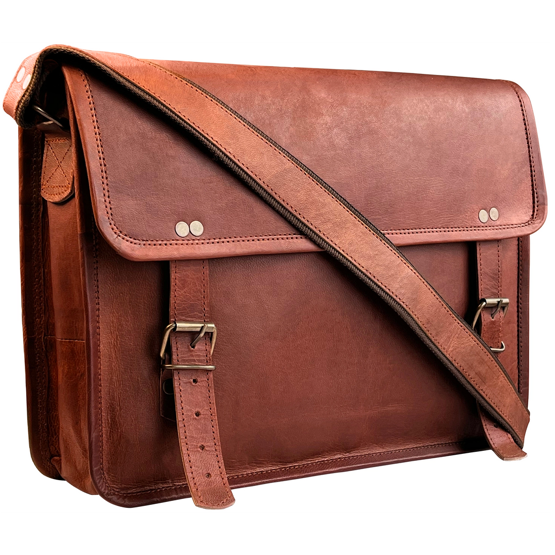Scout Leather Laptop Messenger Bag (15 inch)