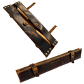 Pioneer Leather Chef's Knife Case Holder - 2 Knife Slots (Brown)