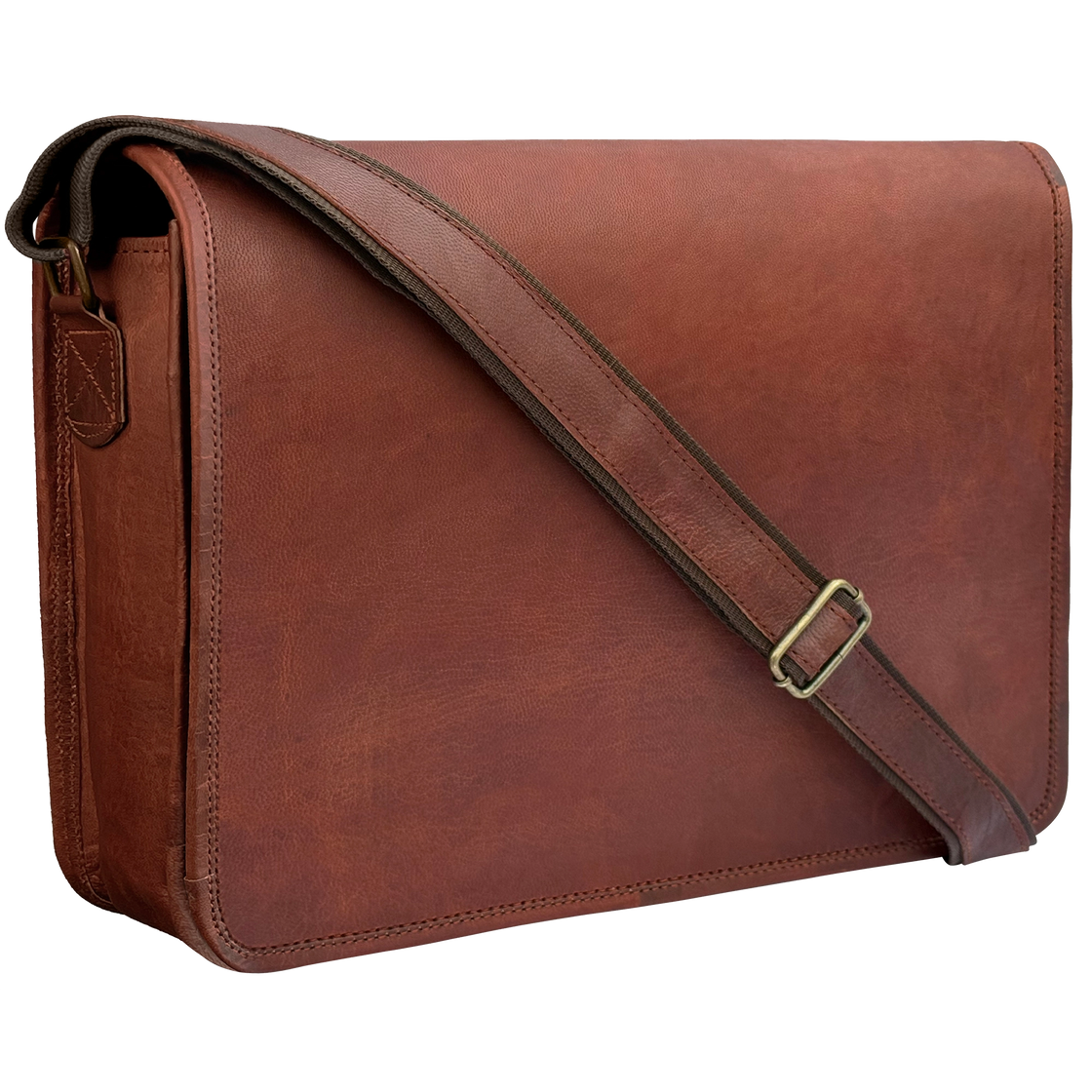 Artisian Leather Laptop Messenger Bag (15 inch)