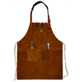Kuche Natural Leather Grill Apron