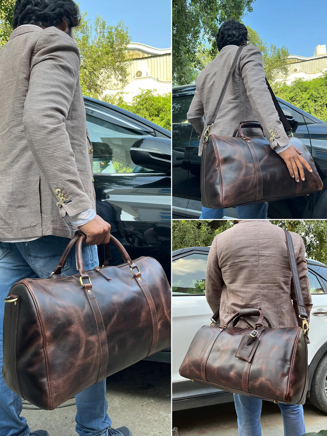 Nando Adventure Duffle Bag (Walnut Brown)