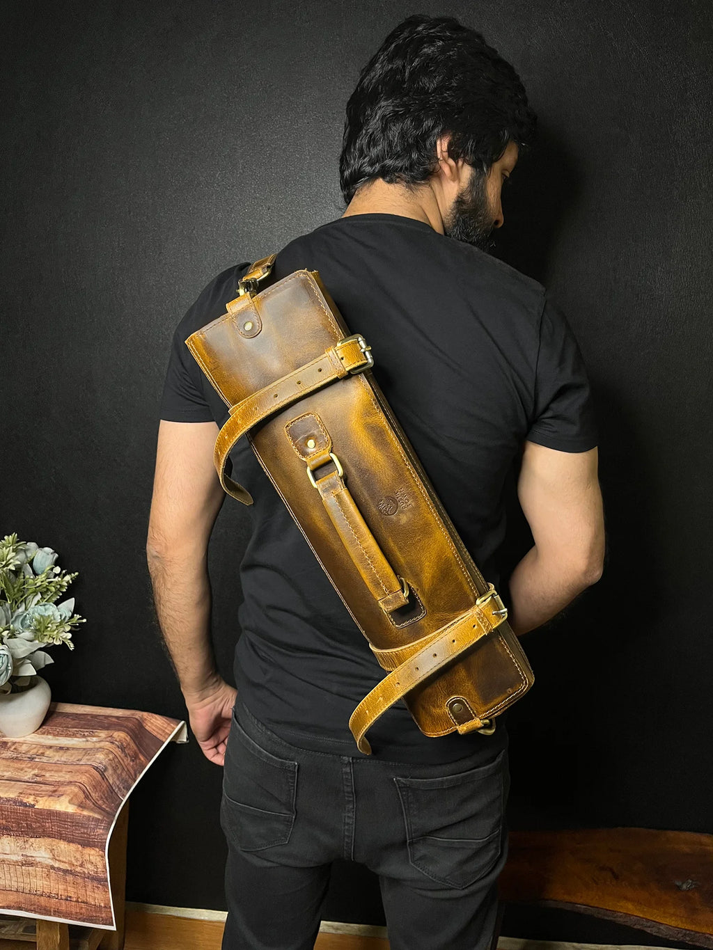Atlas Koch Knife Roll- Tan(Brown)