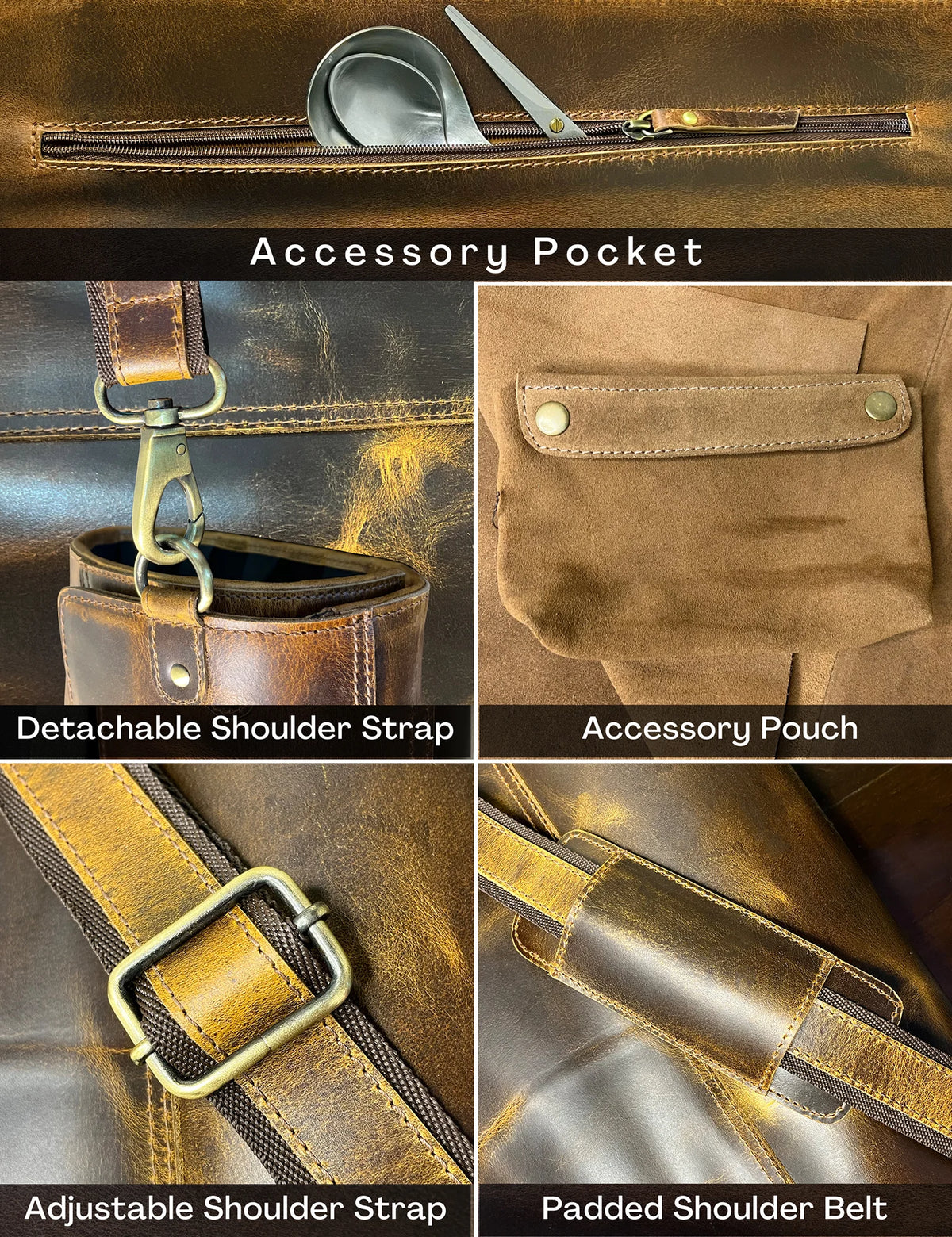 Atlas Koch Knife Roll- Tan(Brown)