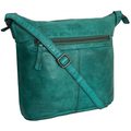 Leather Sling Bag for Women, Green