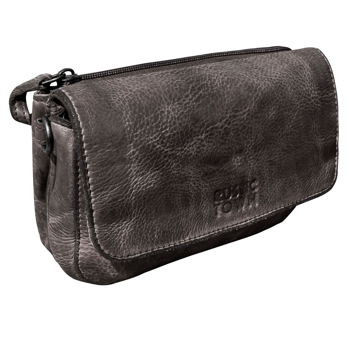 Leather Wallet Travel Purse Waist Bag for Women, Taupe