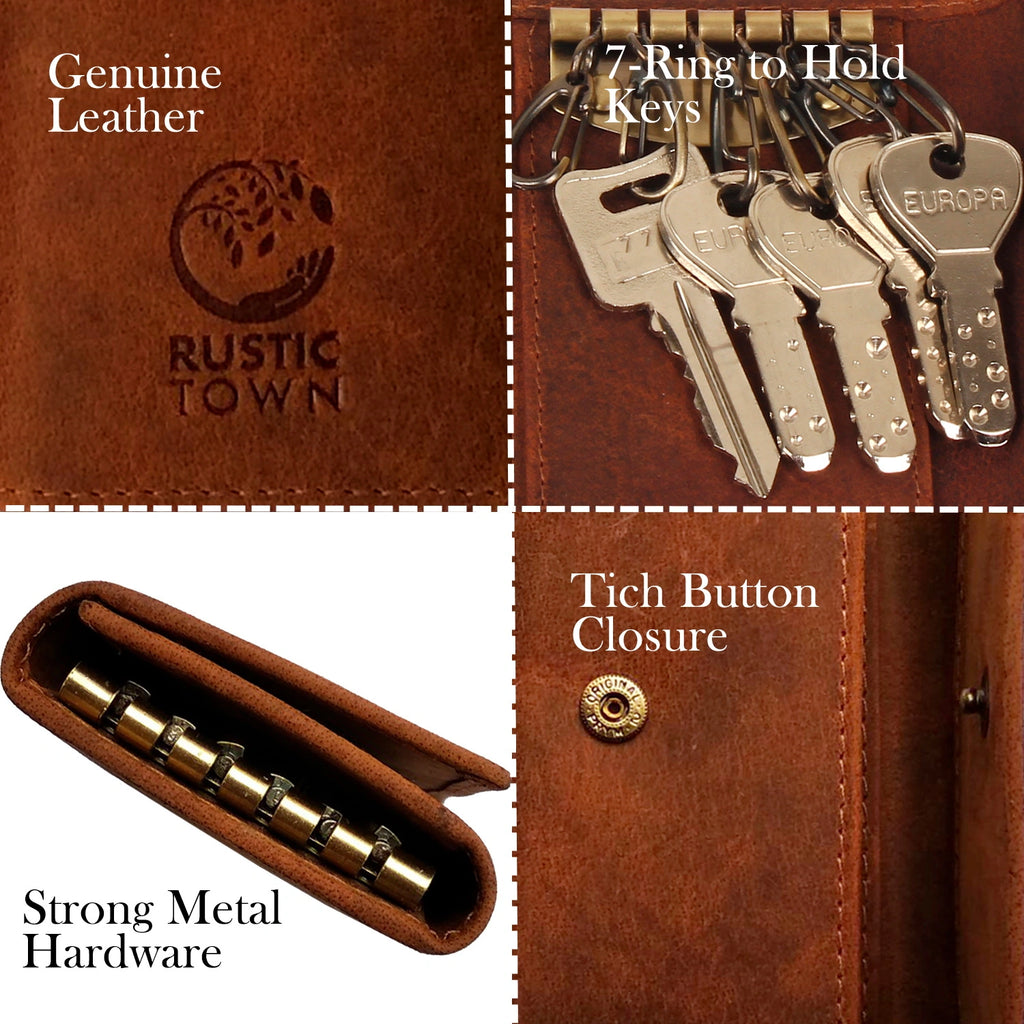 Willow Slim Compact Key Holder - Stylish & Practical Pocket Key Organizer