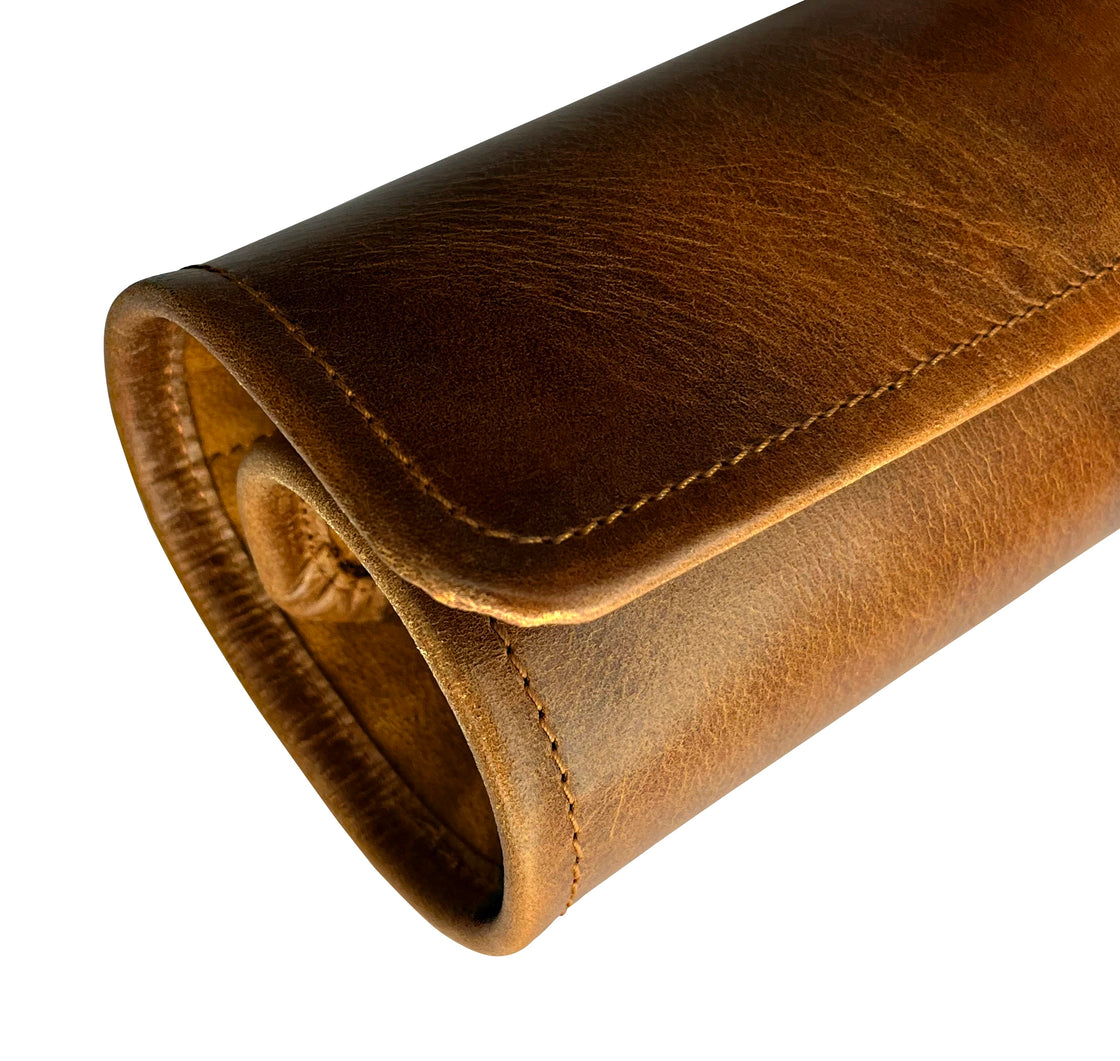 Nomad Leather Knife Roll - Chef's Knife Case Holder