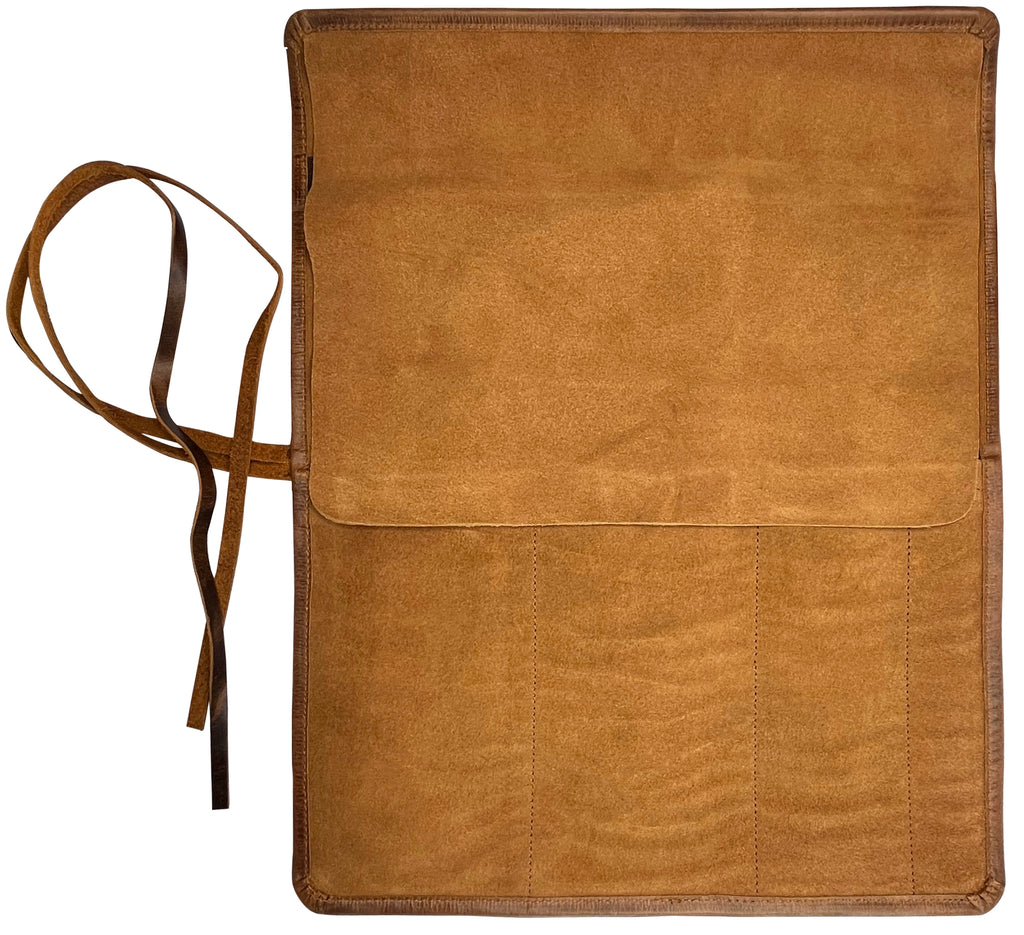 Nomad Leather Knife Roll - Chef's Knife Case Holder