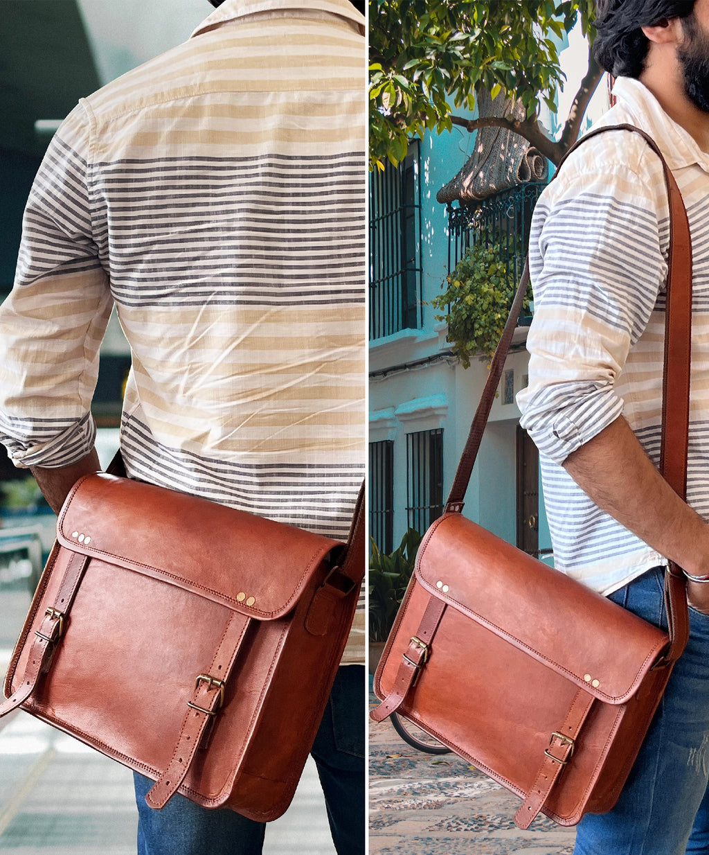 Scout Leather Laptop Messenger Bag (13 inch)