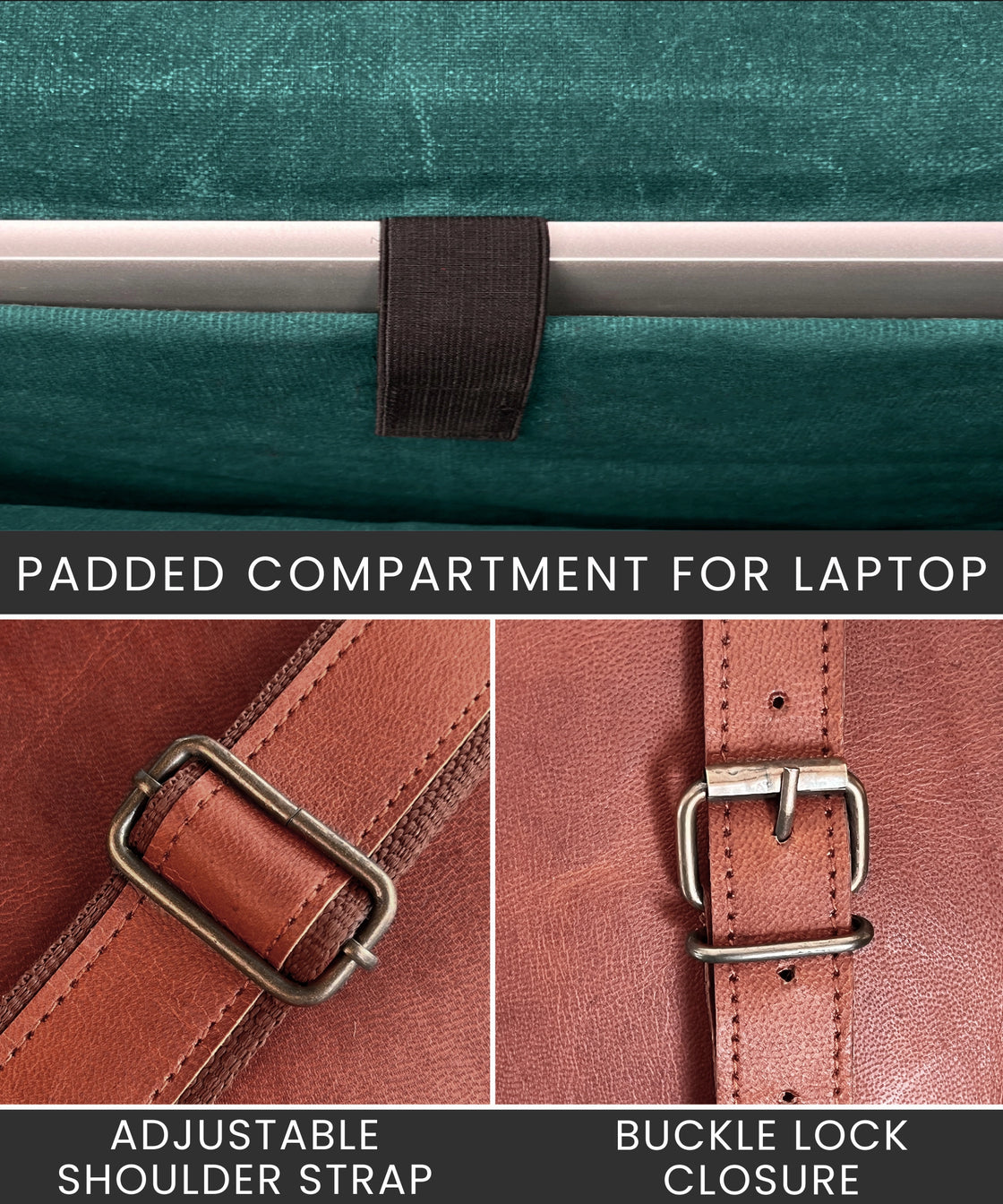 Scout Leather Laptop Messenger Bag (13 inch)
