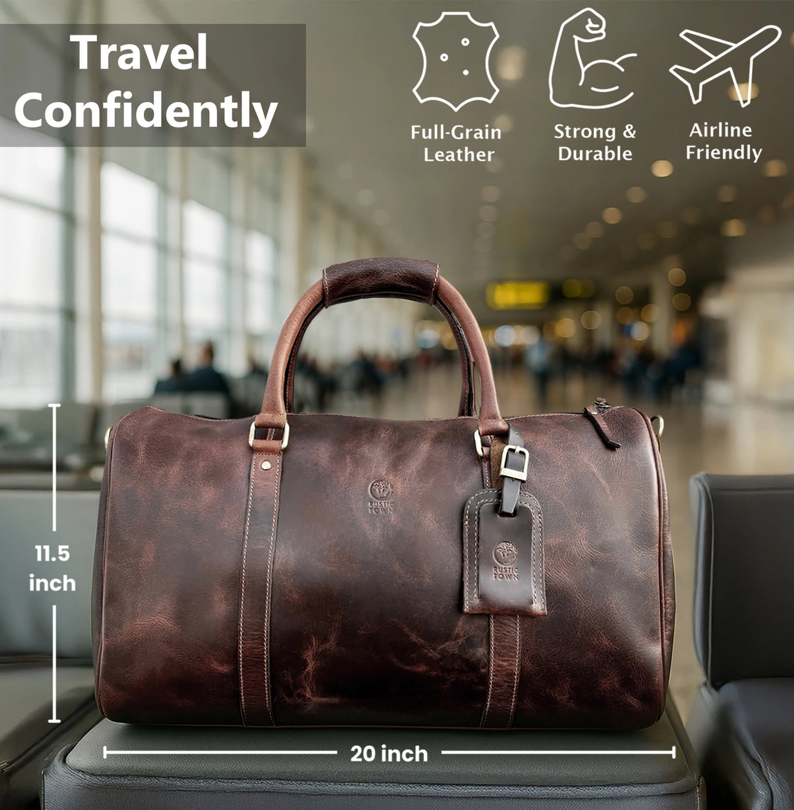Nando Adventure Duffle Bag (Walnut Brown)