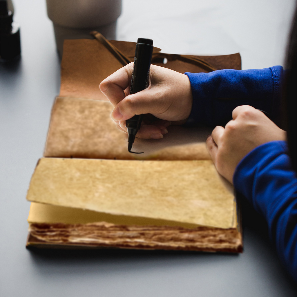 Leather Bound Journal - Handmade