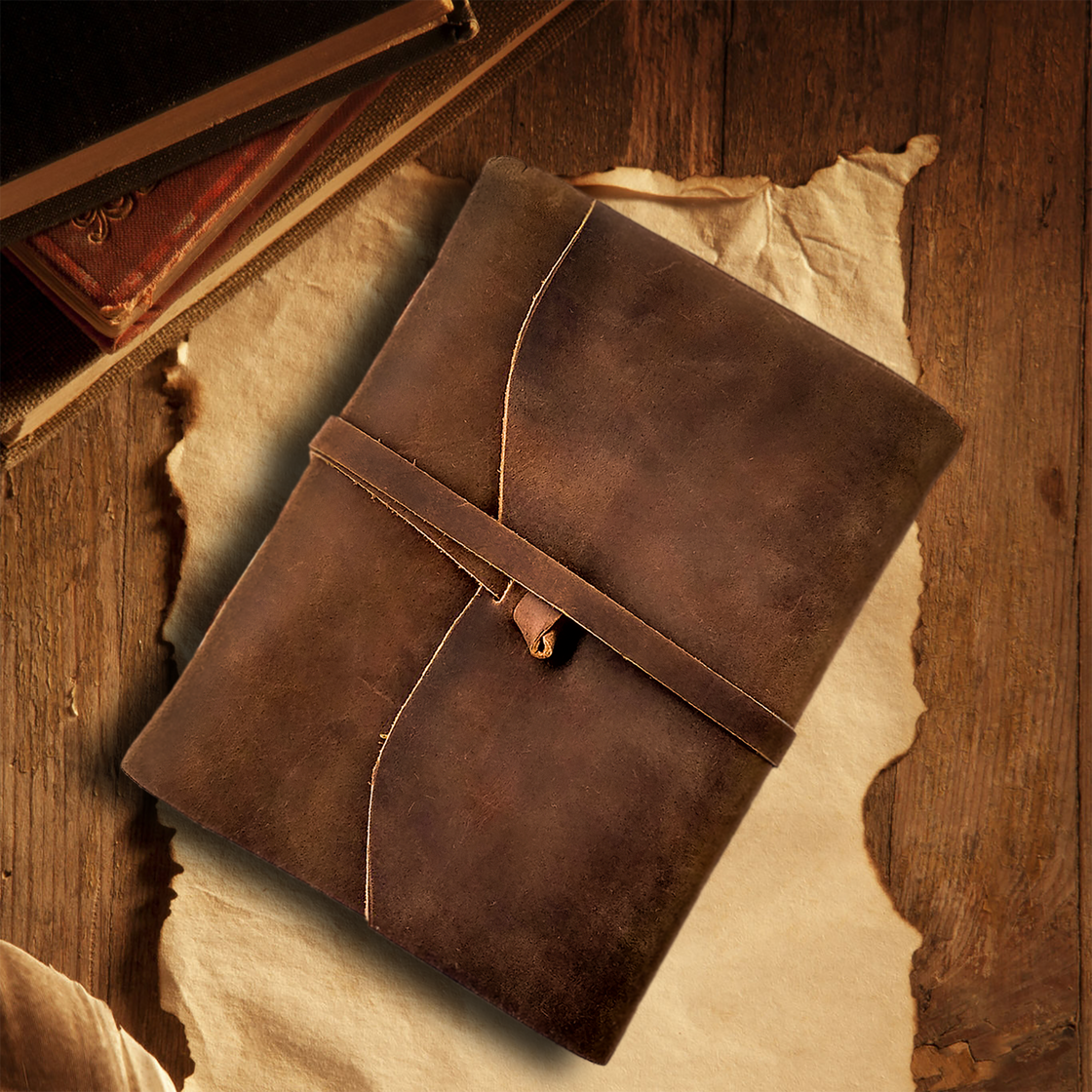 Leather Bound Journal - Handmade