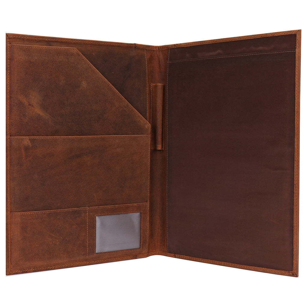 Royal Handmade Leather Portfolio (Brown)