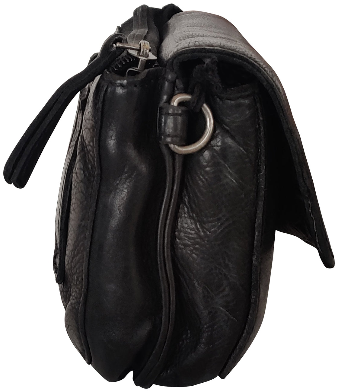 Black Leather Ladies Plain Handbag at Rs 1500/bag in Kanpur | ID:  22882253491