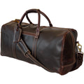 Roadstar Overnight Weekender Carry On Duffel Bag (24 Inches, Walnut Brown)