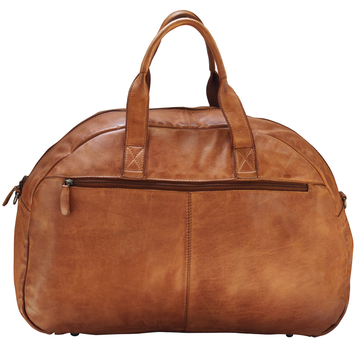 Casanova Leather Duffel Bag (Brown)