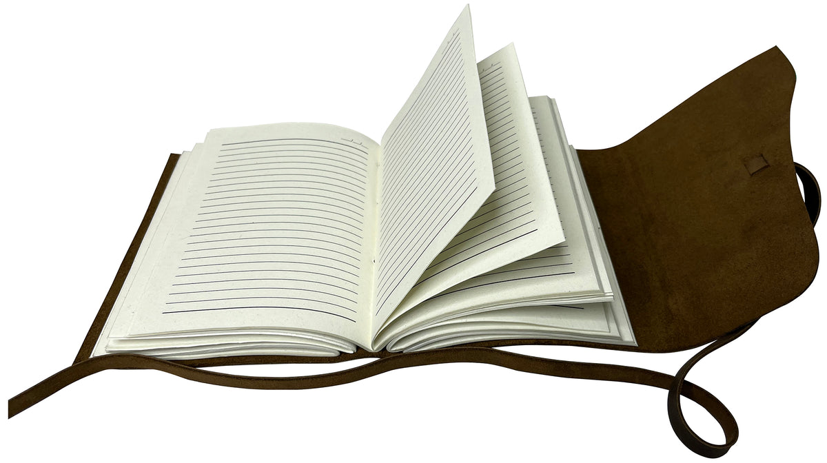 Shrewd Leather Journal Lined Notebook
