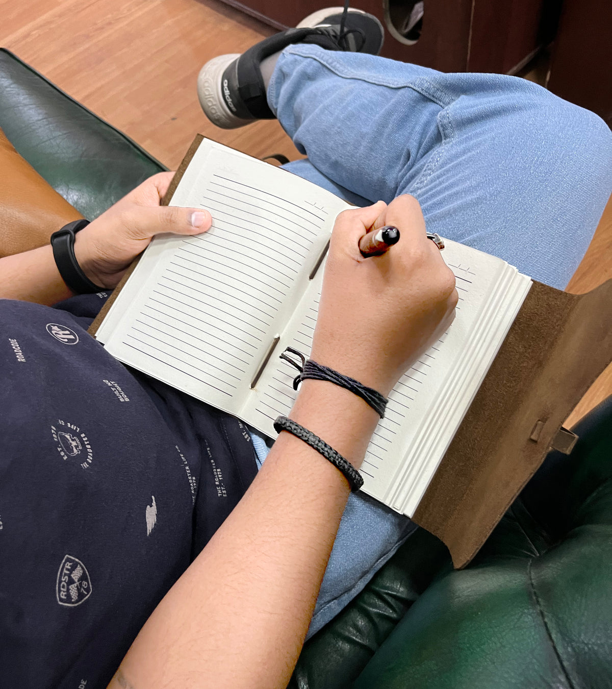 Shrewd Leather Journal Lined Notebook