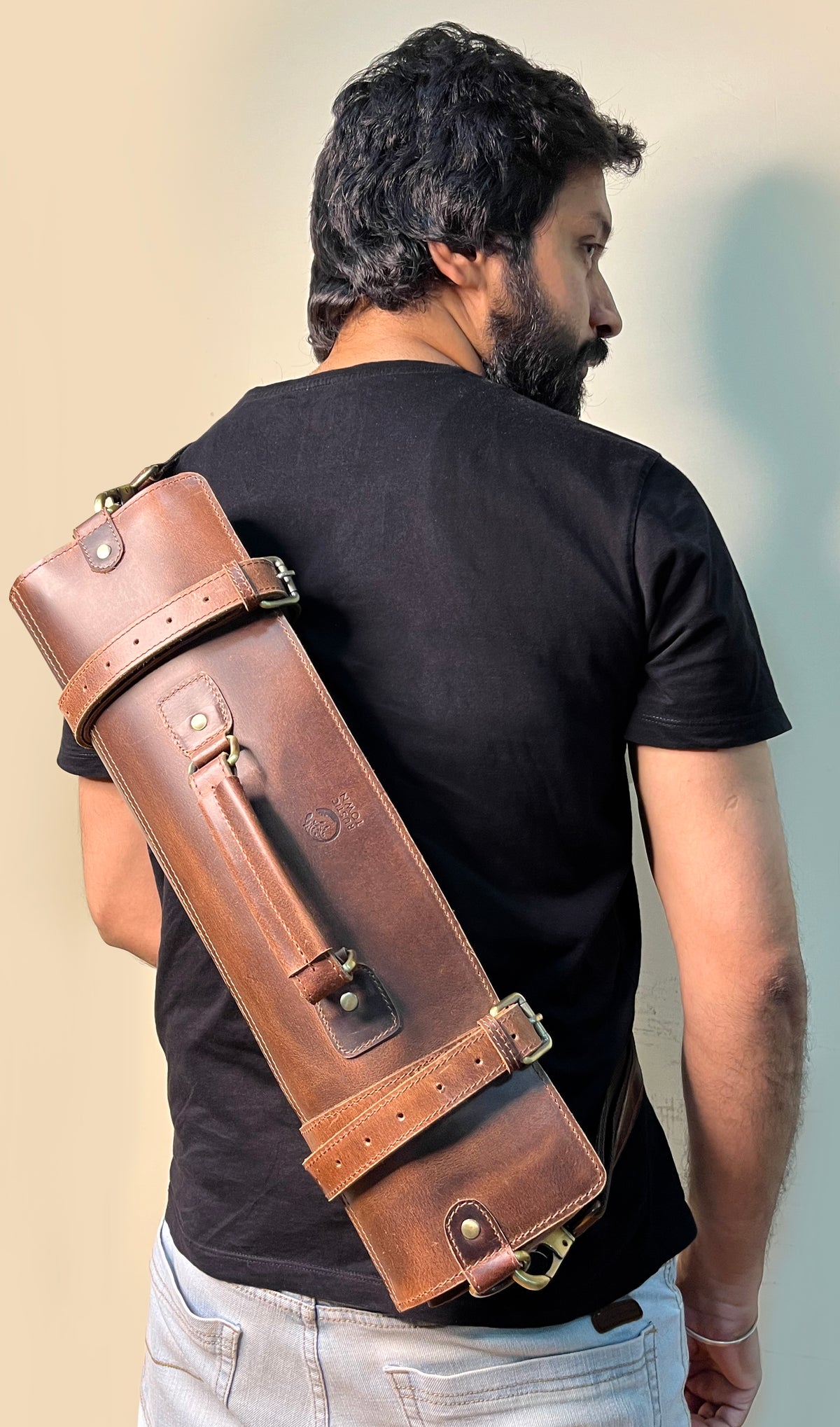 Koch Knife Roll( Dark Brown )