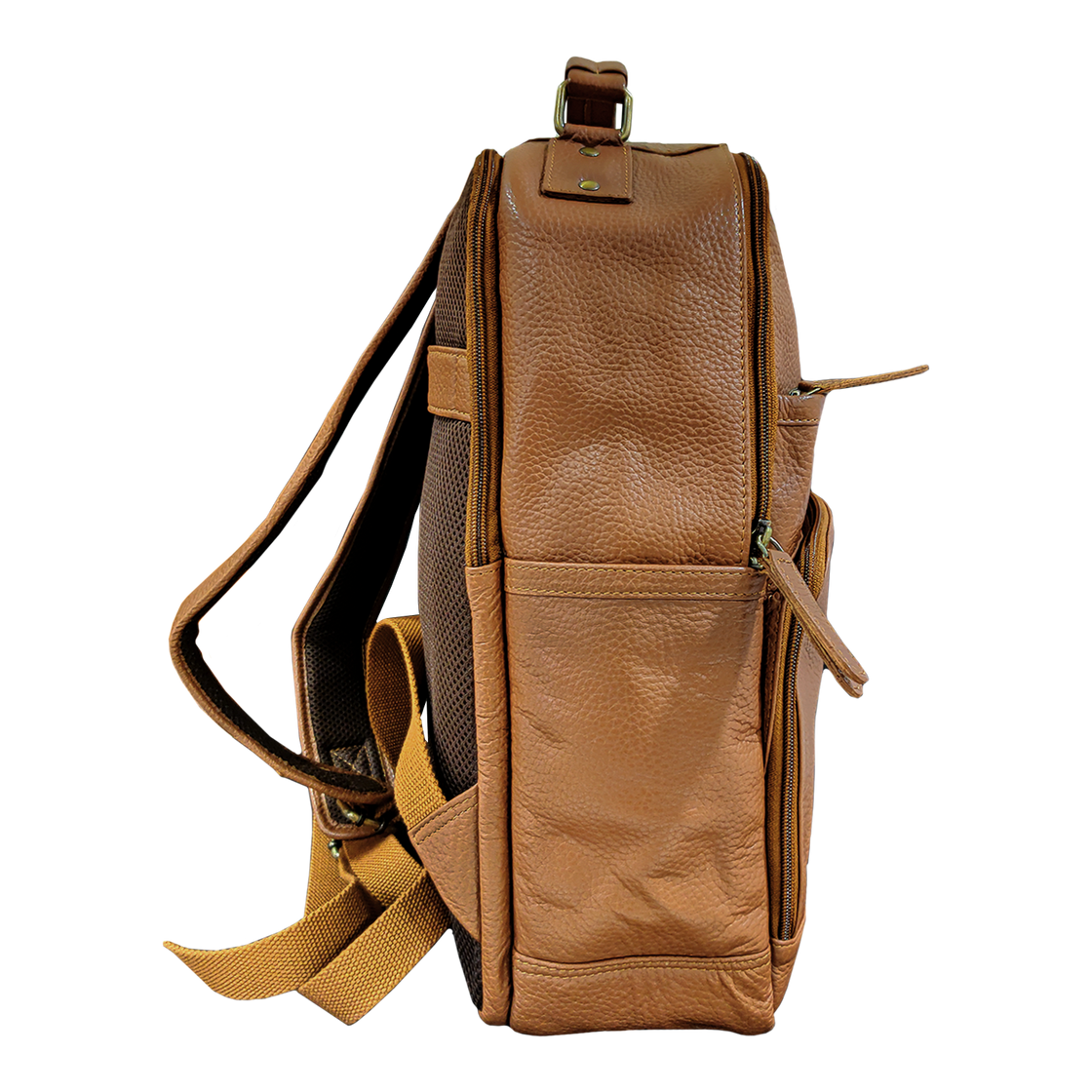 Genuine Leather Travel Backpack for Men Women