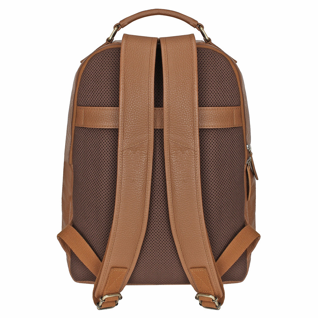 Genuine Leather Travel Backpack for Men Women