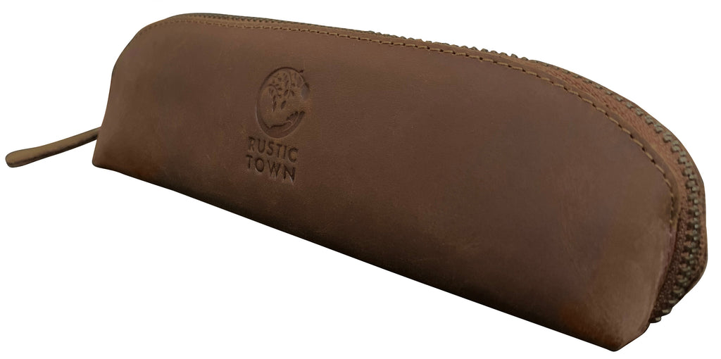 Jerry Vintage Leather Pen Pencil Case