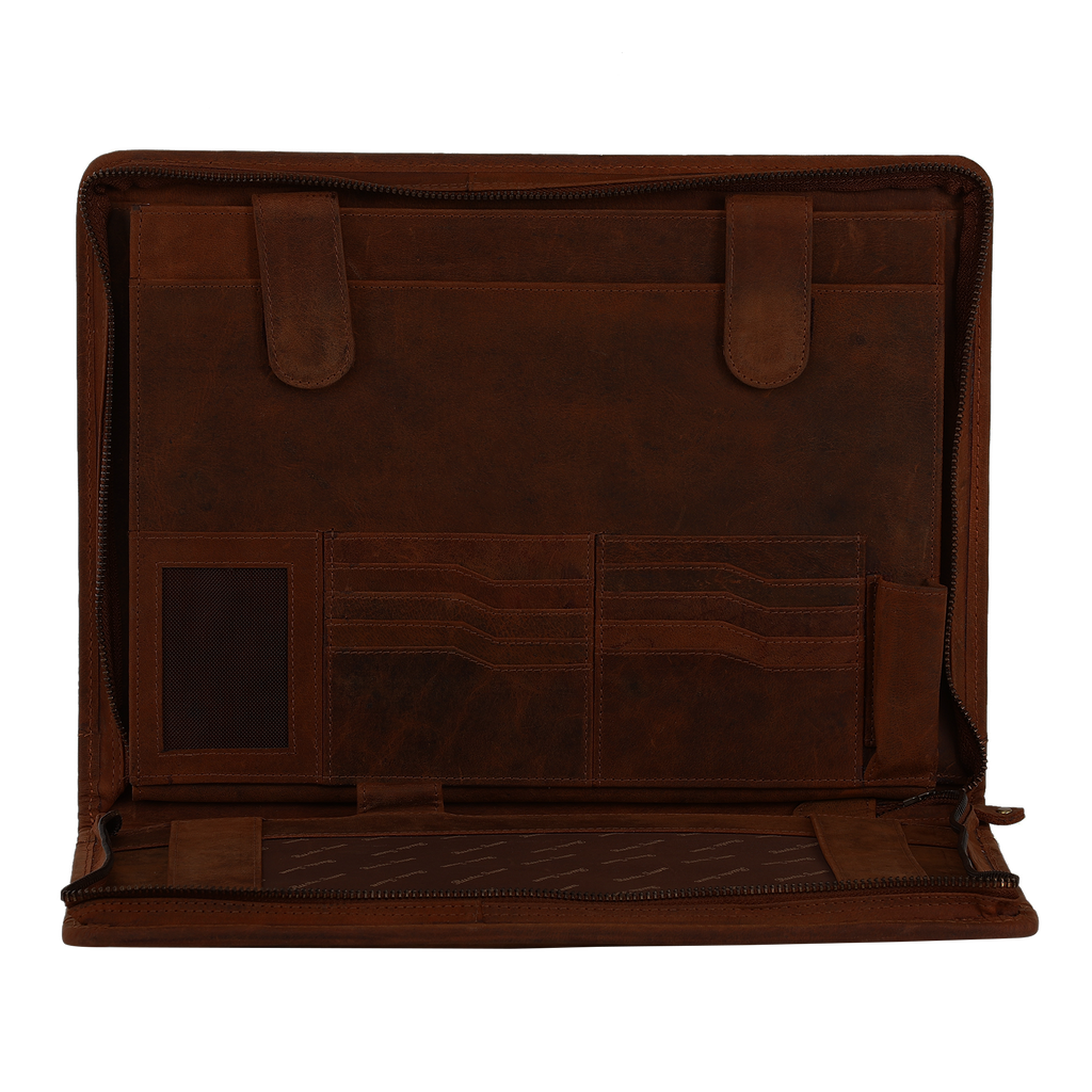 Supreme Business Leather Portfolio (Dark Brown)