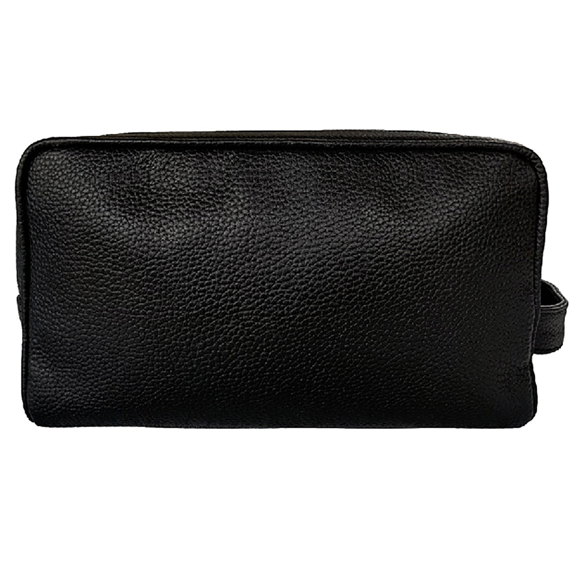 Johnny Leather Travel Toiletry Bag (Black)