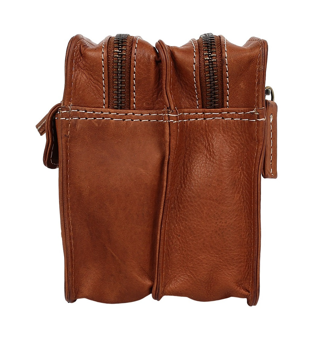 Leather Hand Pouch Men Purse Wallet Clutch Wrist Bag