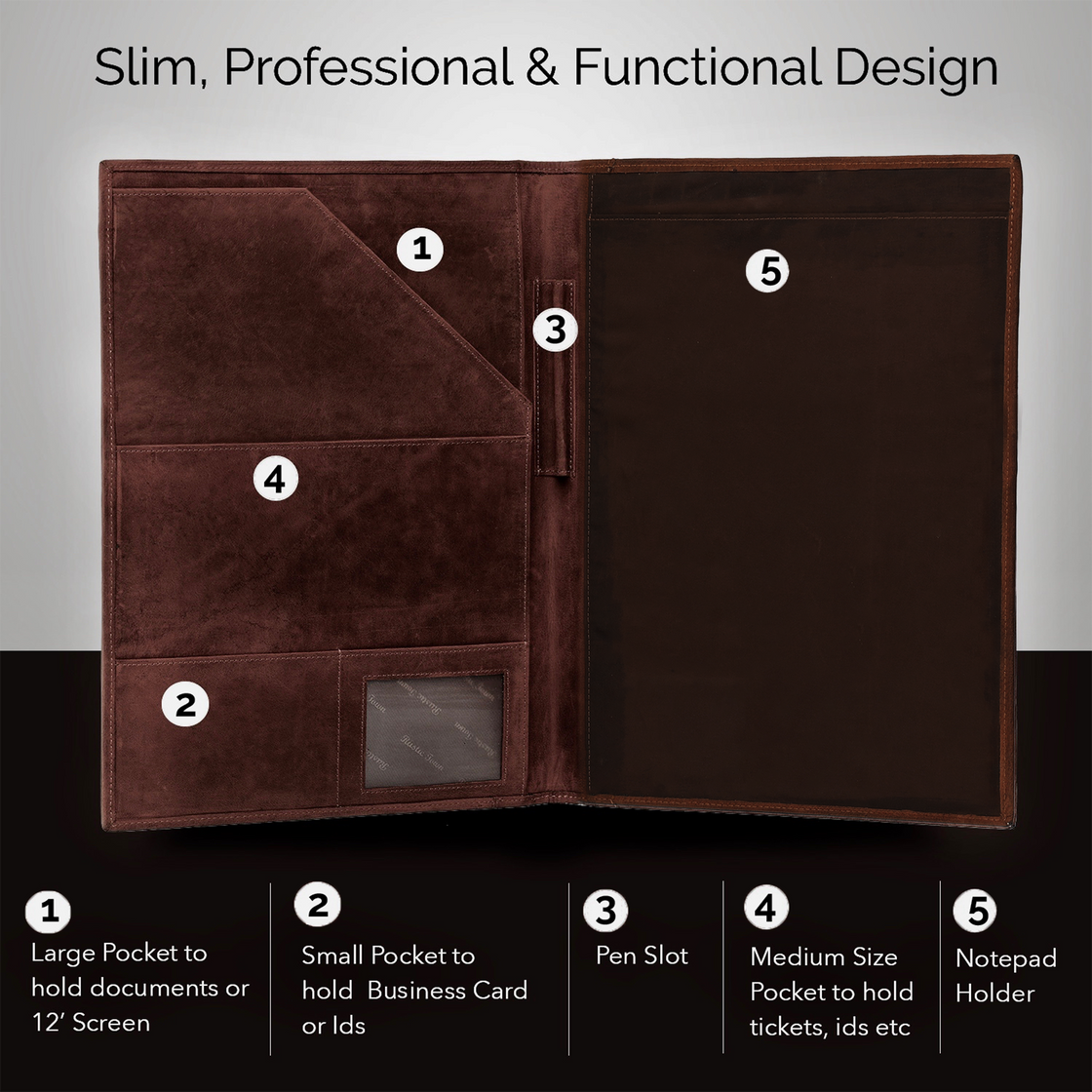 FG-504S Single Sided PU Certificate Holder - Unique, Customized Corporate  Gifts